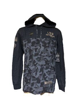 NEW Louisiana State LSU Hoodie Tigers Colosseum Shirt Mens L OHT Camo Military